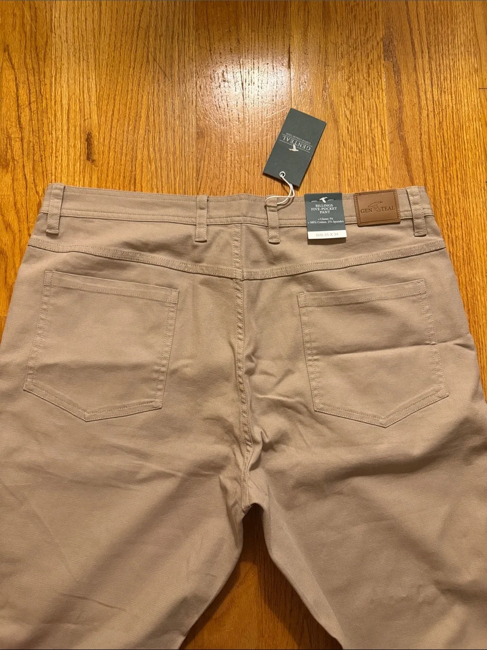 38x34 Genteal Carob Billings Five-Pocket Pant